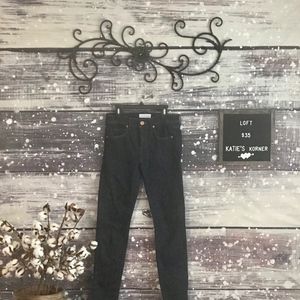 Loft Dark Wash Skinny Jeans